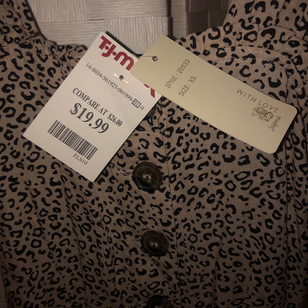 Womens cheetah print dress - Picture 3 of 3